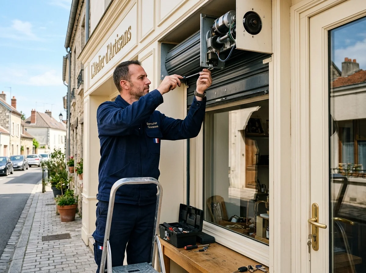 Installation de rideaux métalliques Gonesse